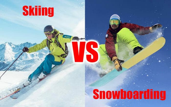 Skiing Vs Snowboarding 
